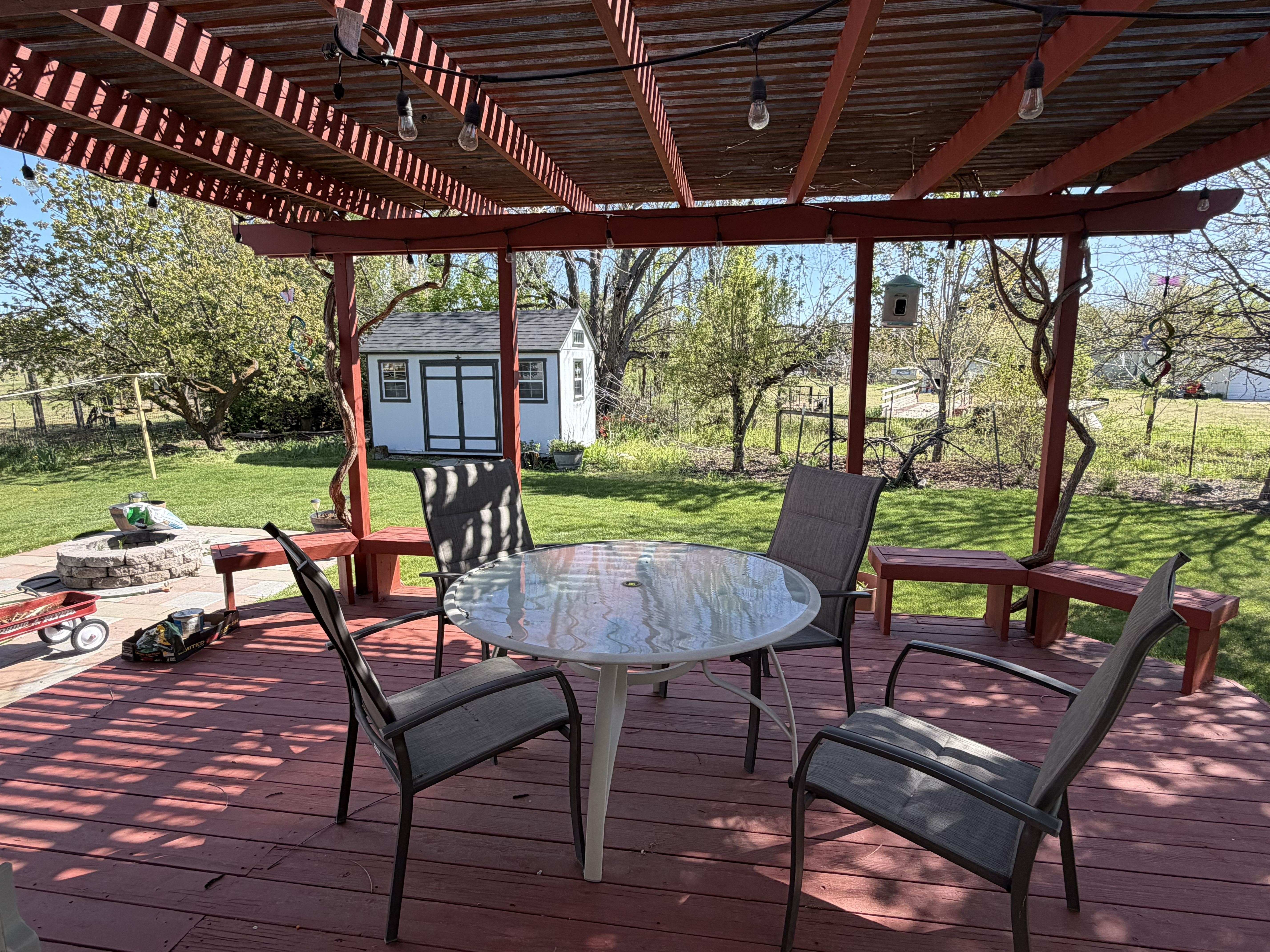 Deck — outdoor seating